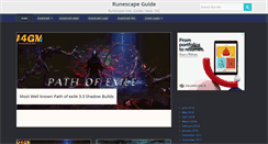 Desktop Screenshot of guiderunescape.com